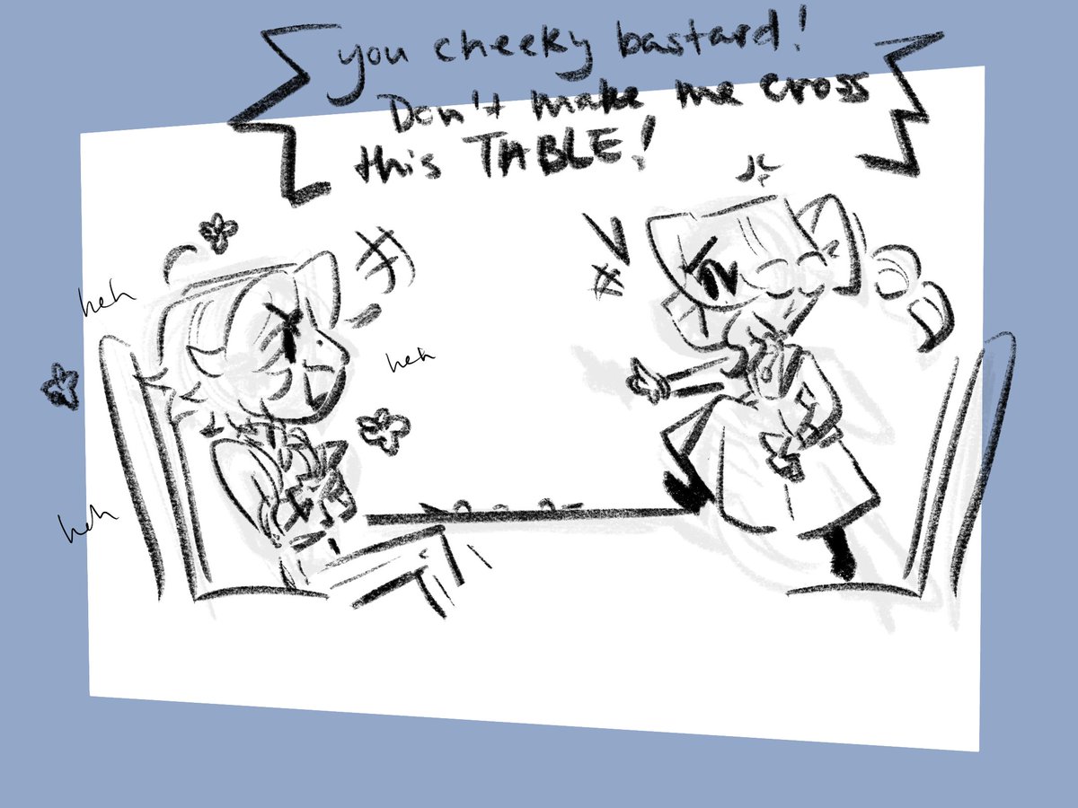 I love them so FRIGGIN MUCH #nortalice
He says this whenever he lands on your Ore and takes half and sends the piece back to start -WHEEZE-