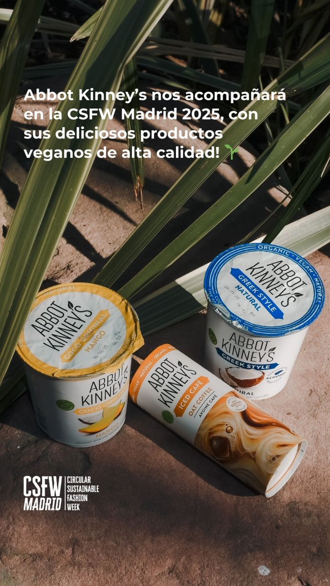 #CSFWM25 apoyada x @abbotkinneys_es @biograndest
Alineadas con una alimentación consciente, vegetal y local. 
Cuidado personal y del planeta fomentan una mejor vida xa todos
#CSFWM25 impulsada por @circularproject @sicmodaes

#CSFWM25
#lamodaquequiereelplaneta
#modasostenible