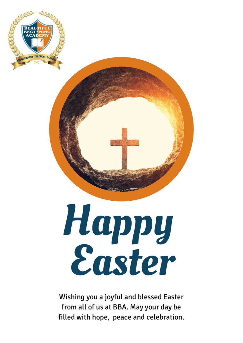 BBAchampions's tweet photo. From all of us at Beautiful Beginning Academy, we wish you a joyful and blessed Easter filled with hope, peace, and celebration.

#beautifulbeginningacademy 
#abujaschools 
#HappyEaster https://t.co/cfhckUTjfA
