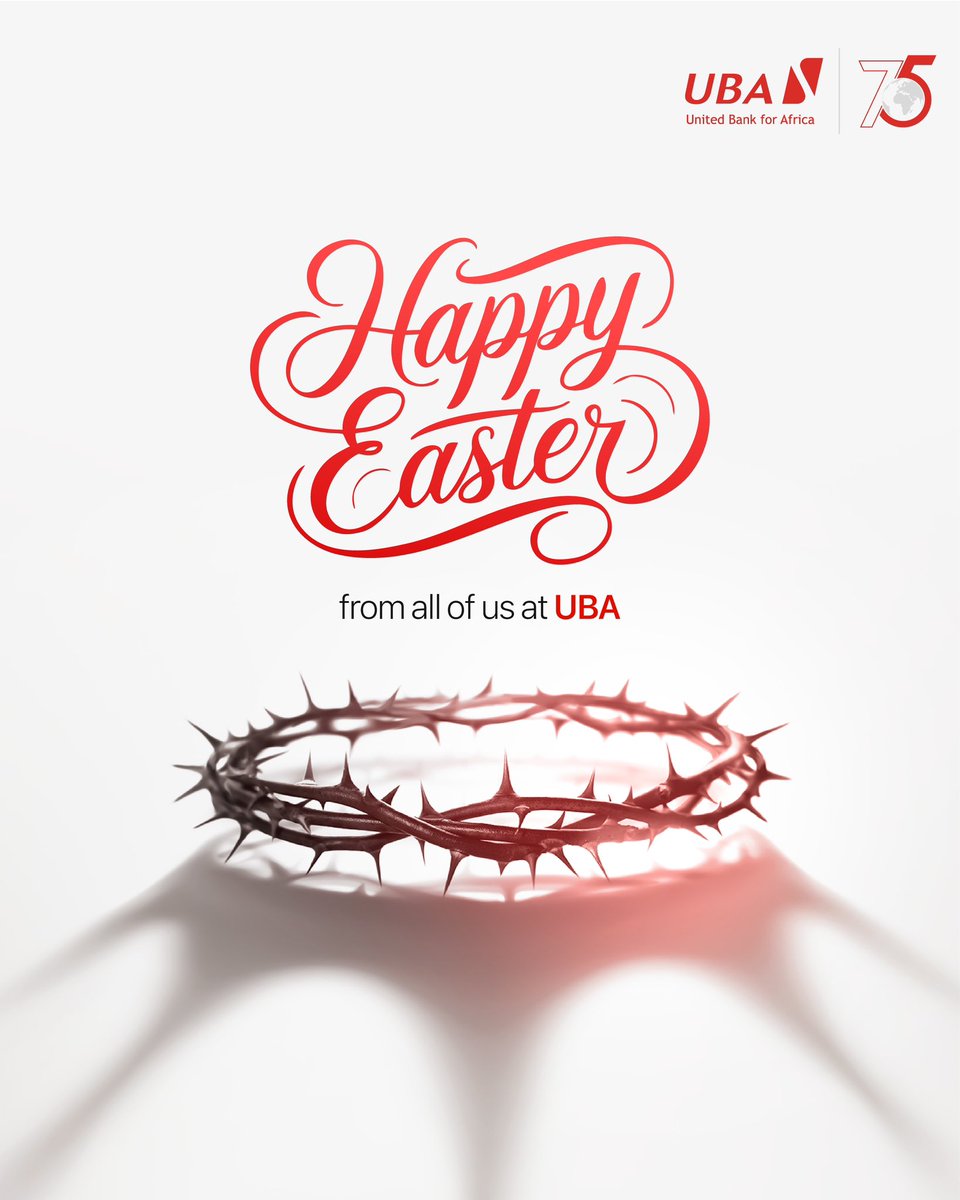 UBAUganda's tweet image. 𝐇𝐚𝐩𝐩𝐲 𝐄𝐚𝐬𝐭𝐞𝐫!

May your day be filled with joy, fresh beginnings, and plenty of sweet moments.

Wishing you peace, love, and a basket full of happiness! 

#HappyEaster #SpringJoy #NewBeginnings