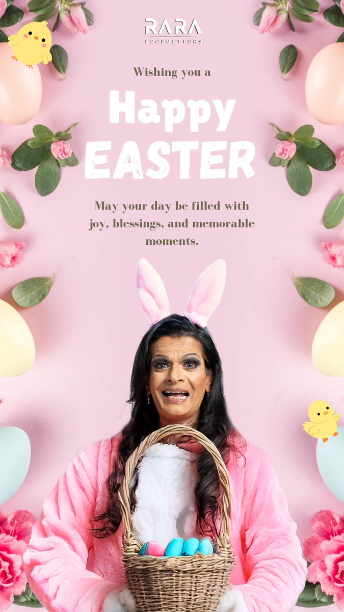 Ra_Ra_Prod's tweet photo. Wishing you and your loved ones a Happy Easter!!! #Easter #EasterSunday #fypシ゚ #kumar https://t.co/eM7b1ZhxBp