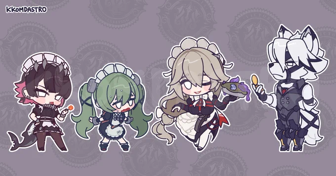 Victoria Housekeeping Co.#EllenJoe #エレンジョー #Corin #カリン#Rina #リナ #Lycaon #ライカン #ZenlessZoneZero #zzzero #ゼンゼロ 