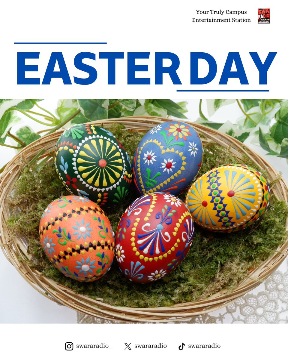 [MEMPERINGATI EASTER DAY]

Paskah mengingatkan kita bahwa perubahan itu mungkin.
Bahwa kegelapan bisa berubah jadi terang, kesedihan menjadi sukacita, dan keraguan menjadi iman.

#easterday #SwaraRadio #iswarau #Aprilalwaysshine