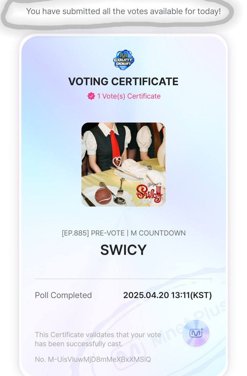 djeyarey's tweet photo. [GIVEAWAY ALERT]
Vote for UNIS on IDOLCHAMP & MNET and win these swicy prizes!

PRIZES (5 winners):
♡ 1 random WE UNIS & CURIOUS album (resealed; album only)
♡ 1 random UNIS doll keyring
♡ 2 random official UNIS photocards

HOW TO JOIN:
♡ Vote for UNIS here:
🖇https://t.co/yxAktKjkJT
🖇https://t.co/OjP5BNNKN3
♡ Reply with:
– Proof of your votes
– Proof you're following ALL UNIS socials
– Include the tags #UNIS and #SWICY in your reply
♡ RT this tweet

Let’s give our @UNIS_offcl girls their well-deserved first music show win!

📝:
☆ LSF: c/o winners
☆ Meet-ups: SM Valenzuela / Valenzuela People’s Park only
☆ Deadline: April 21, till 2PM (PST)
☆ Winner announcement: April 22, till 12NN (PST); you will also be contacted individually. ♧