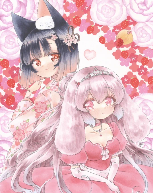 ピンクプリンセス#MY_PINK_COLLECTION2 #1日1絵ちま 