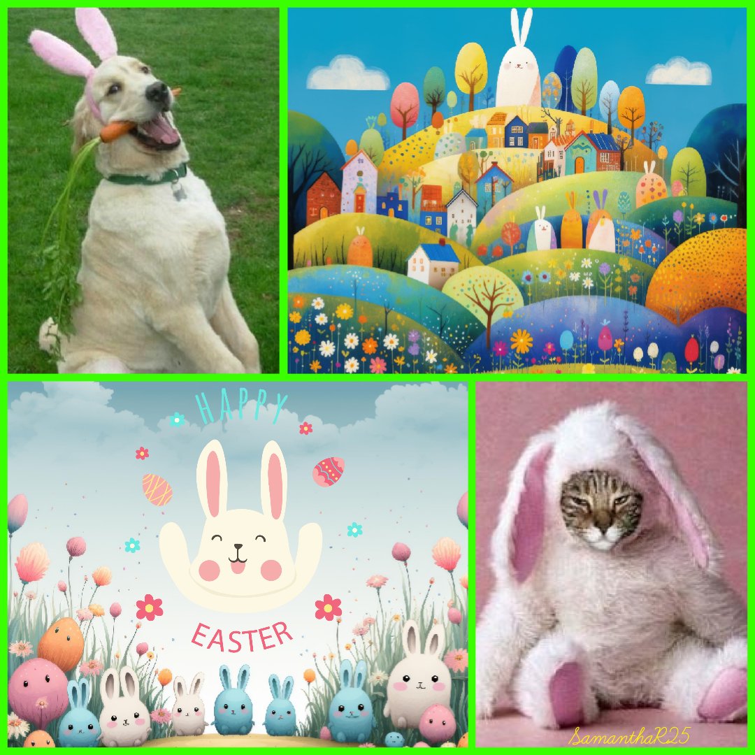 mpcaa14's tweet image. Hoppy Easter!! 🐰🌸💟🥚🐣🐇🌸 #piZap #mpcaa14 #sr25 #HappyEaster