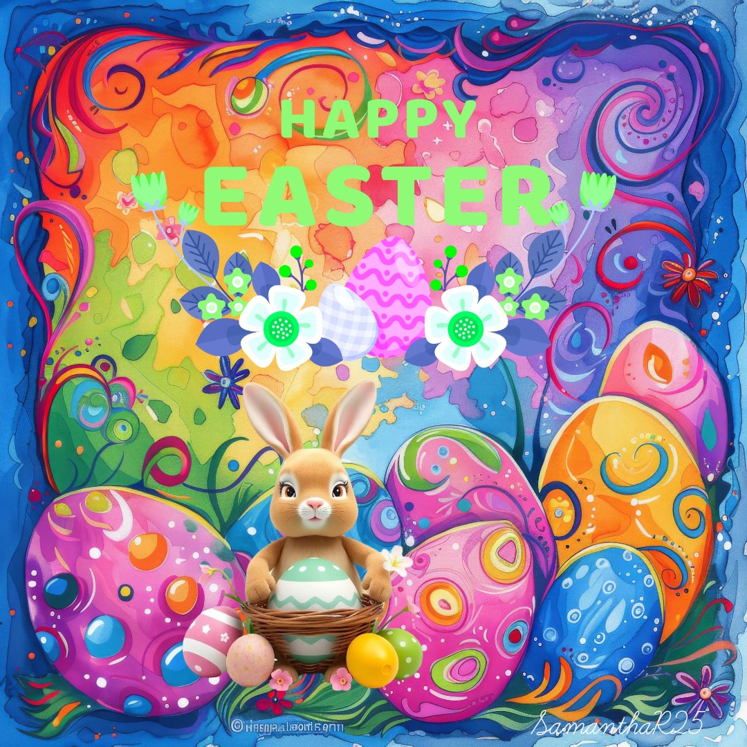 mpcaa14's tweet image. Hoppy Easter!! 🐰🌸💟🥚🐣🐇🌸 #piZap #mpcaa14 #sr25 #HappyEaster