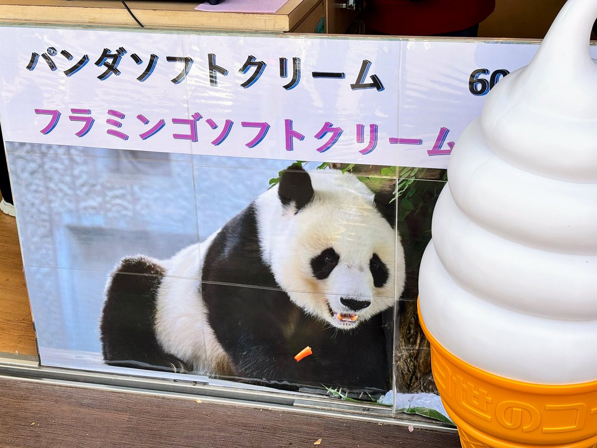 これこれ︎🍦🐼💕︎ 次回も食べるぞ～😋 クッキーも無料配布してたので