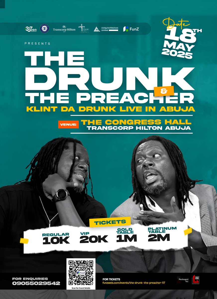 nate_chi's tweet photo. Klink Da Drunk will be live @ Transcorp Hilton Abuja May 18th. #Abuja Are you Ready!? #FunZ #FunZEvents #comedyfans #comedian #Entertainment👍 https://t.co/E9OI0CTBCx