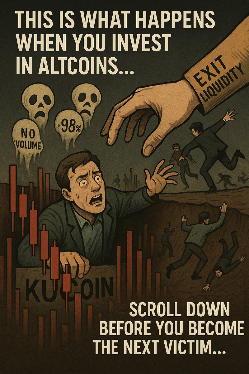 INVESTYTICS's tweet photo. 🚨 STOP Investing in Altcoins – It’s a Trap! 🚨 especially Kucoin #bitcoin #btc #crypto #xrp #doge #usdt #usdc #trading #CryptoCrash
#cryptocurrency #CryptoNews #CryptoTrading #forez #gold #usa #china #dollar #nft #Binance #kucoin #bybit #mexc #waqarzakascammer https://t.co/DuCSrZmlLd