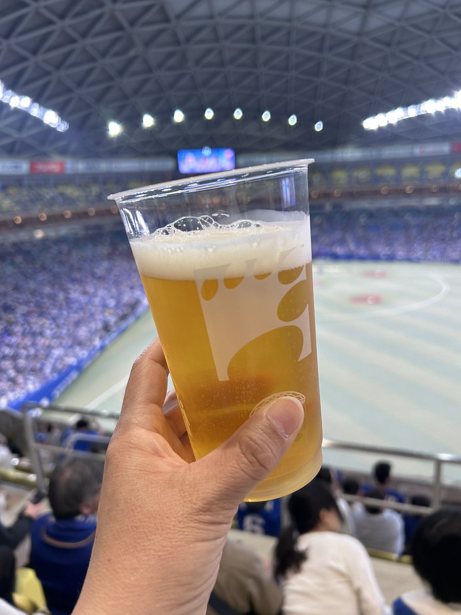 makyonga's tweet photo. 今シーズン初の現地観戦🍻
#ドラゴンズ https://t.co/5RqSZ8xrfa