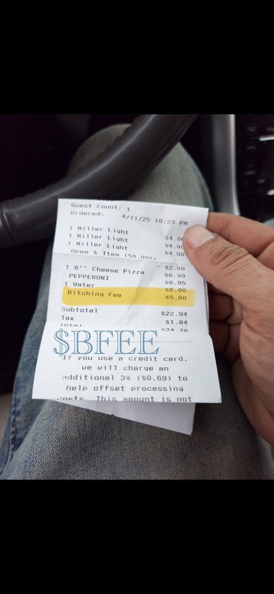 BFEEToken's tweet photo. “$BFEE has launched. Don’t say we didn’t warn you.”
Yes, that’s the original receipt below…
Join the movement: https://t.co/CHTWNvhFKg
Trade it here: https://t.co/PALgPAqBHF
#Solana #Crypto #MemeCoin #BFEE https://t.co/tq9KcPs4o8