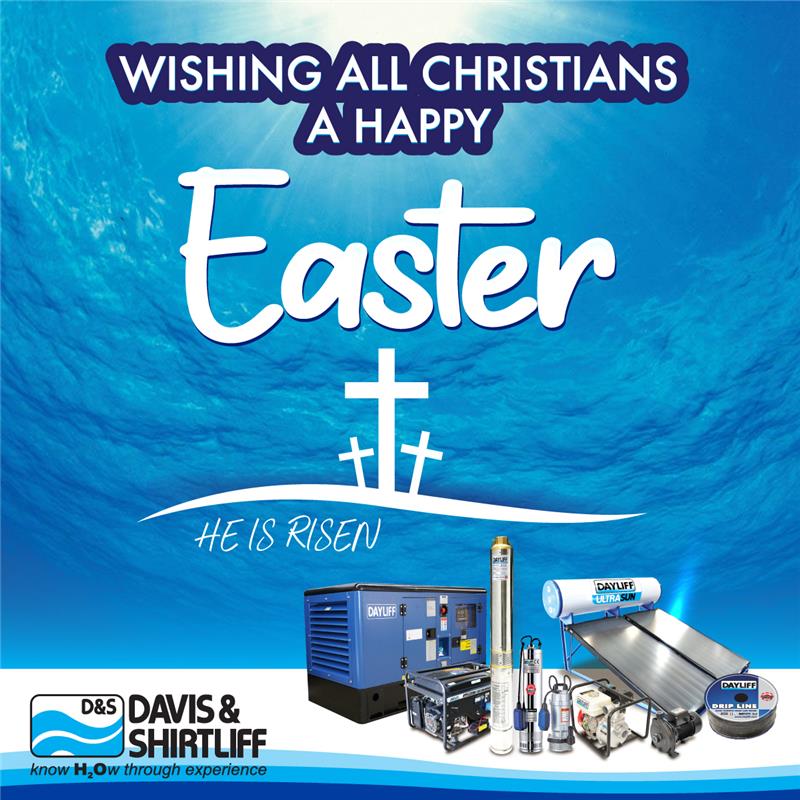 DayliffUG's tweet photo. A blessed and Joyful Easter!
Celebrating renewal, hope, and the joy of fresh beginnings. Thank you for trusting Davis & Shirtliff—we’re honored to serve you with dedication and integrity.
#Dayliff #YeYaffe #Easter2025 https://t.co/OSbagcBuYN