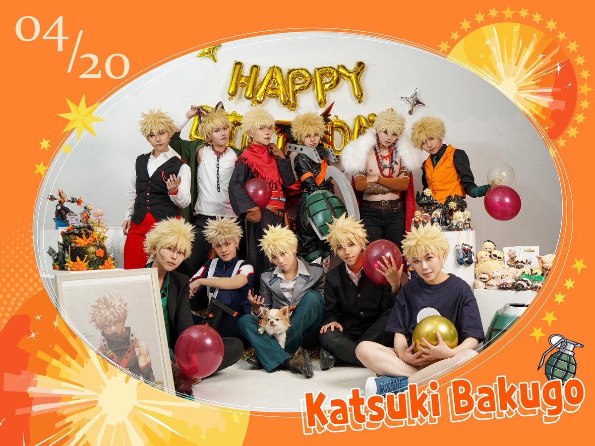 _chu0416's tweet photo. 𝕄𝕐 ℕ𝕆.𝟙 ℍ𝔼ℝ𝕆
大・爆・殺・神 ダイナマイト
🎂ℍ𝔸ℙℙ𝕐 𝔹𝕀ℝ𝕋ℍ𝔻𝔸𝕐🎂
#爆豪勝己生誕祭2025 https://t.co/EVx0Zny6iE