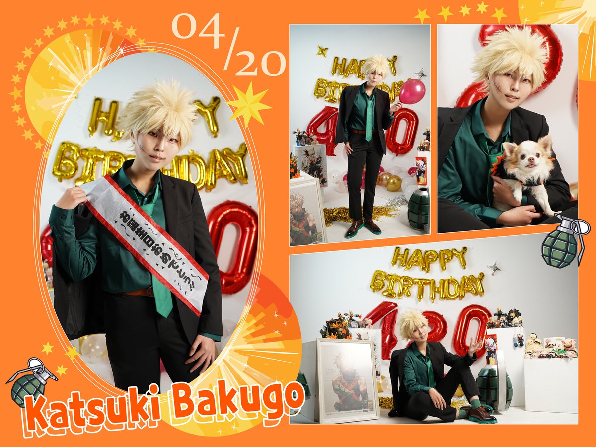_chu0416's tweet photo. 𝕄𝕐 ℕ𝕆.𝟙 ℍ𝔼ℝ𝕆
大・爆・殺・神 ダイナマイト
🎂ℍ𝔸ℙℙ𝕐 𝔹𝕀ℝ𝕋ℍ𝔻𝔸𝕐🎂
#爆豪勝己生誕祭2025 https://t.co/EVx0Zny6iE