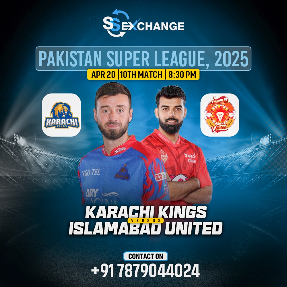 SSexchofficial's tweet photo. ⚔️ 𝐊𝐚𝐫𝐚𝐜𝐡𝐢 𝐊𝐢𝐧𝐠𝐬 clash with 𝐈𝐬𝐥𝐚𝐦𝐚𝐛𝐚𝐝 𝐔𝐧𝐢𝐭𝐞𝐝 in a match that promises to be a nail-biter. 

🪢Link in bio📲Get Free🆔and start earning #today !

#PSL2025 #PSL10 #KKvsISL #IPL2025 #RCBvsPBKS #CSKvMI #LSGvsRR https://t.co/0puNQhTjdS
