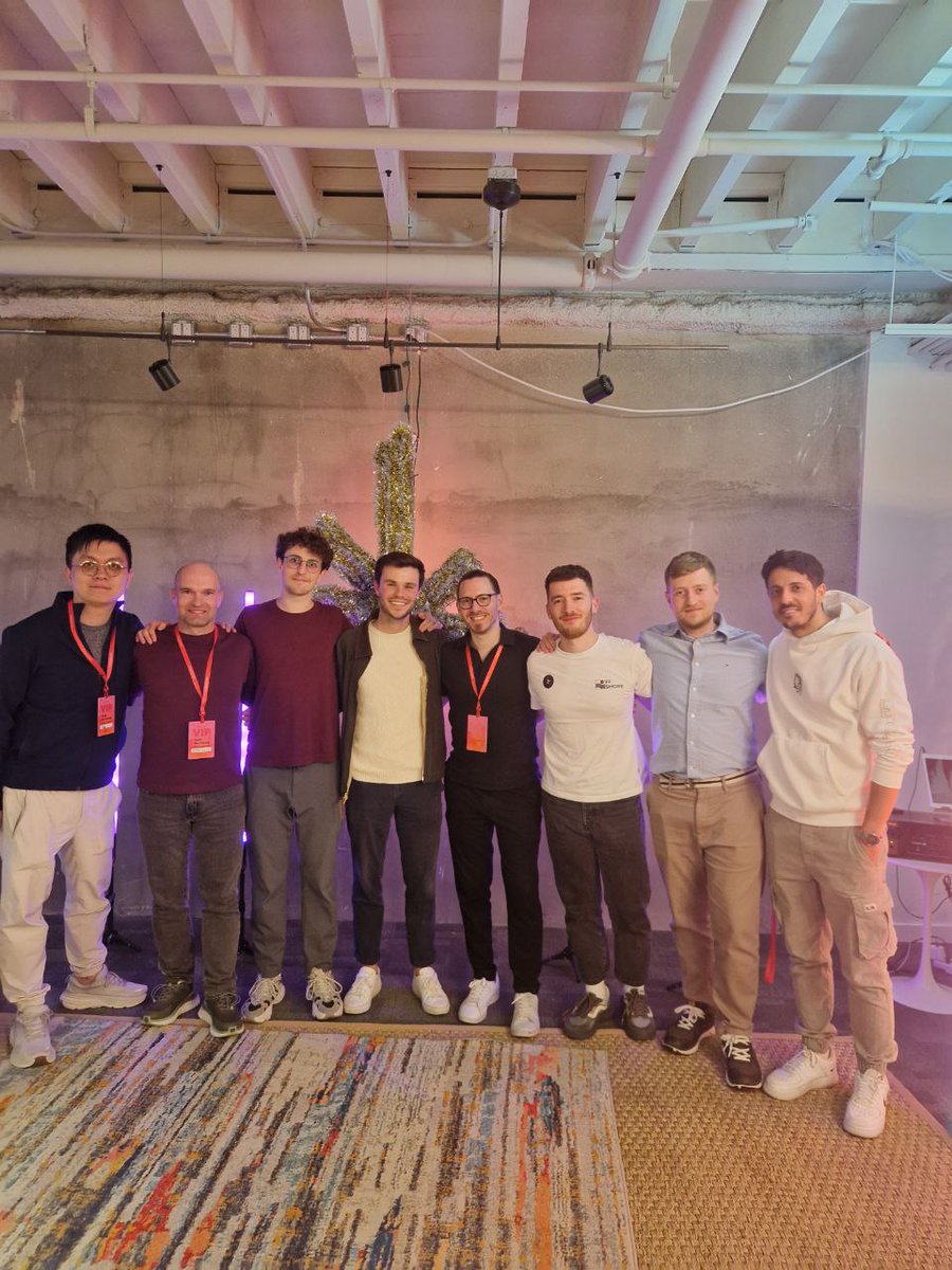 Ken Hung (@kenhung_hk) on Twitter photo My first hackathon experience, and we walked away with the top prize.
<a href="/MasumiNetwork/">Masumi</a>
<a href="/xbeefi/">xBeeFi 🐝</a>
<a href="/draper_u/">Draper University</a> <a href="/zkFold/">zkFold</a> <a href="/vesprwallet/">V E S P R</a> <a href="/Geroswallet/">GeroWallet</a>
#SanFrancisco My first hackathon experience, and we walked away with the top prize.
<a href="/MasumiNetwork/">Masumi</a>
<a href="/xbeefi/">xBeeFi 🐝</a>
<a href="/draper_u/">Draper University</a> <a href="/zkFold/">zkFold</a> <a href="/vesprwallet/">V E S P R</a> <a href="/Geroswallet/">GeroWallet</a>
#SanFrancisco