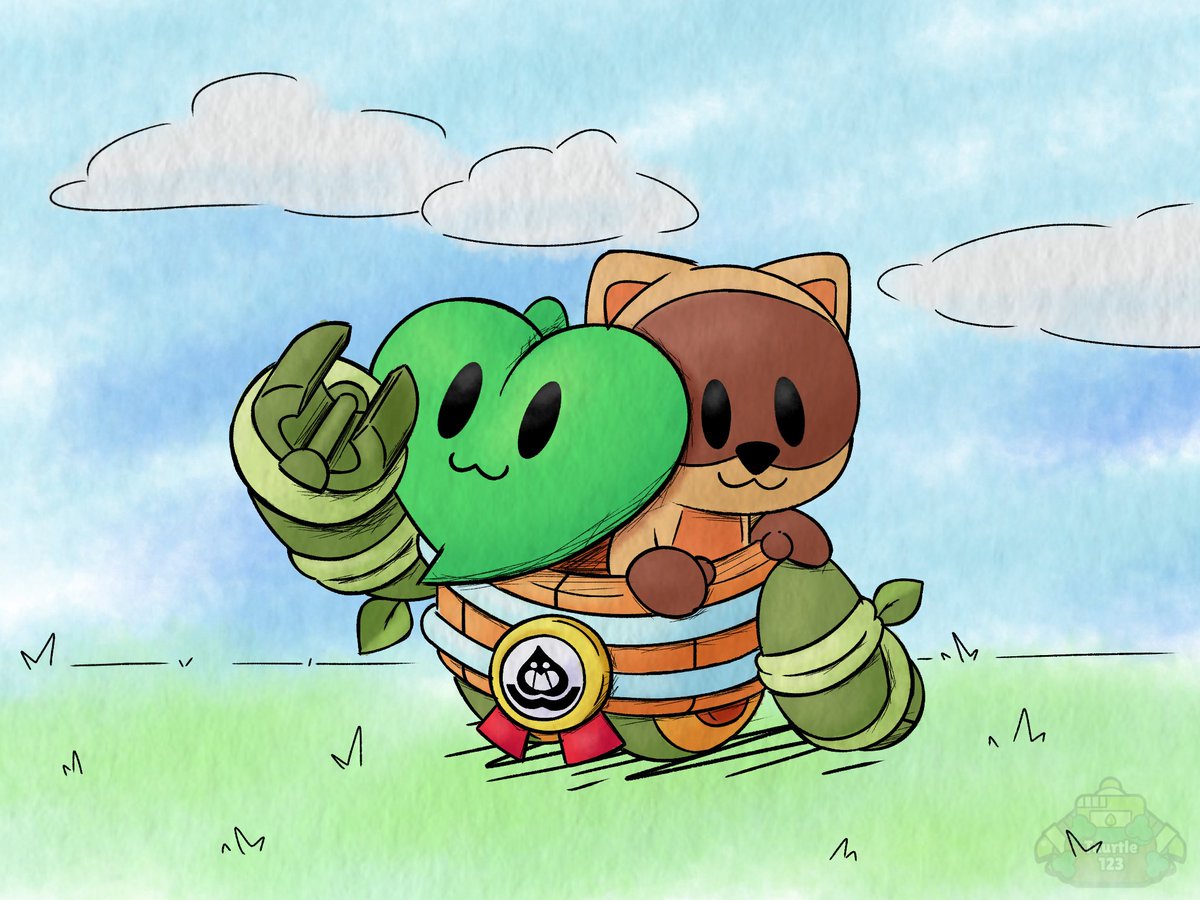 taurtle123's tweet image. Tanuki Sprout i love you 💚

#BrawlStars #BrawlStarsArt #BrawlStarsFanart