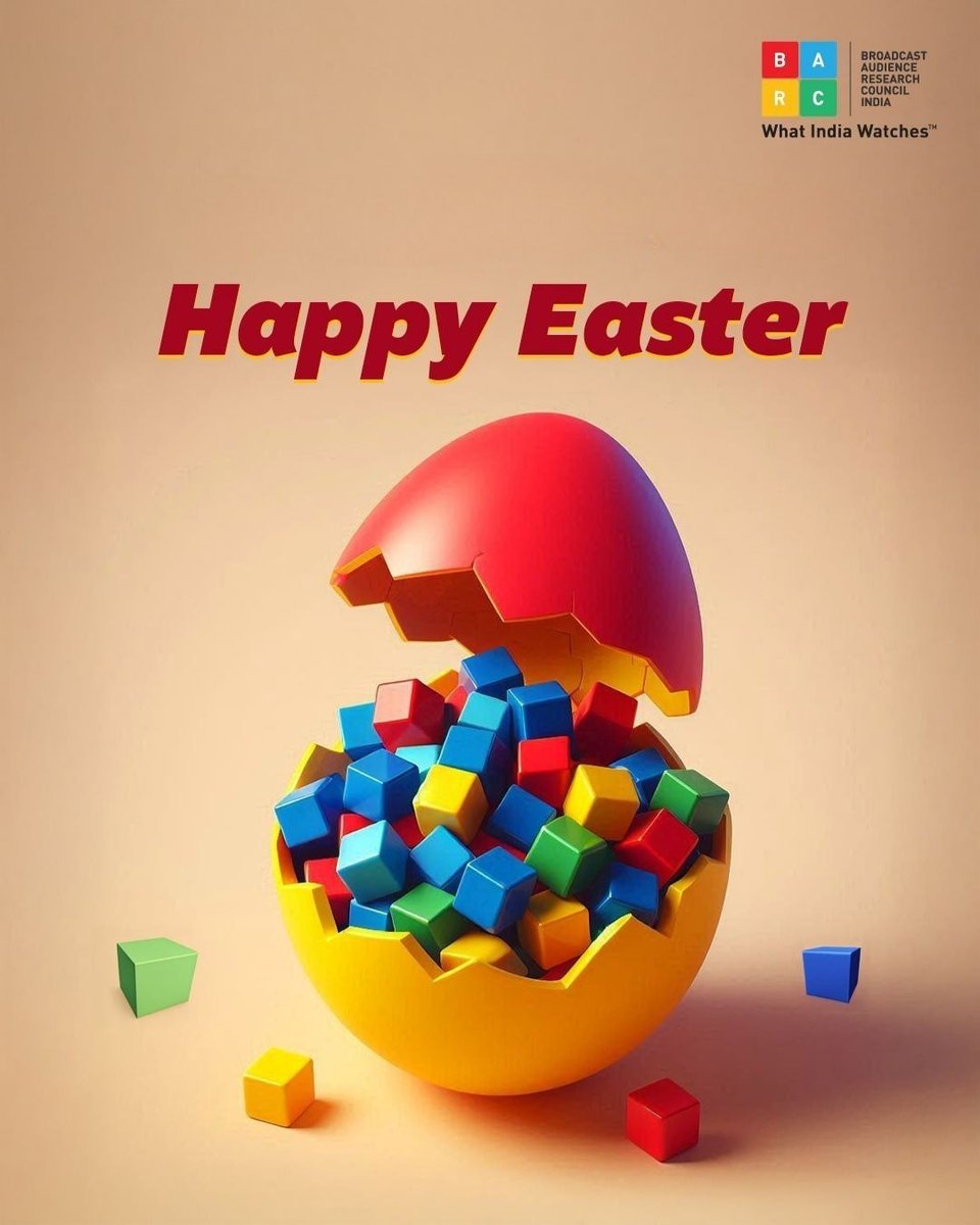 Wishing you an eggs-traordinary Easter filled with love, laughter, and sweet moments! 

#BARCIndia #WhatIndiaWatches #HappyEaster #EggsTrardinary