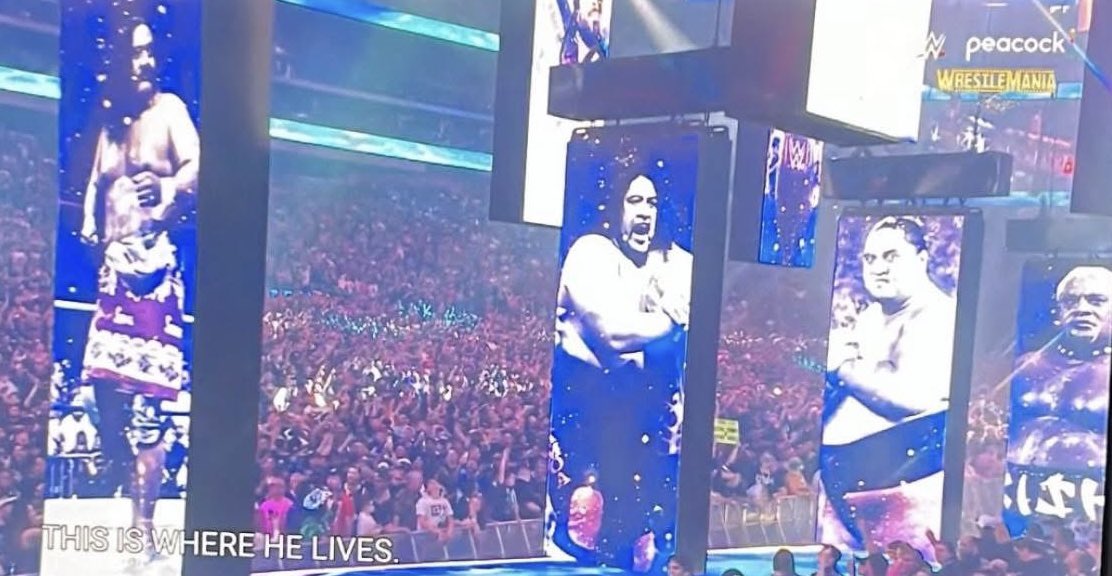 My heart. Our family has invested generations into this industry… putting our people on the map and representing well

Seeing this put things into perspective, deepened my gratitude

I love my family, thank you Jesus for blessing our BLOODLINE🩸

ANOA’I FOREVER #WrestleMania