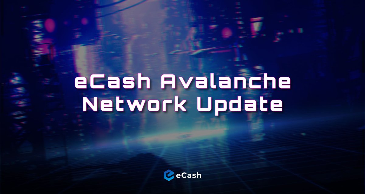 eCashTracker's tweet image. 🗻 eCash Avalanche Network Update

Total Staked: 270B $XEC
Current APY: 6.1%
Total Staked Value: $5.55M
Number of Peers: 67
Number of Nodes: 89

 🔗 Avalanche.cash