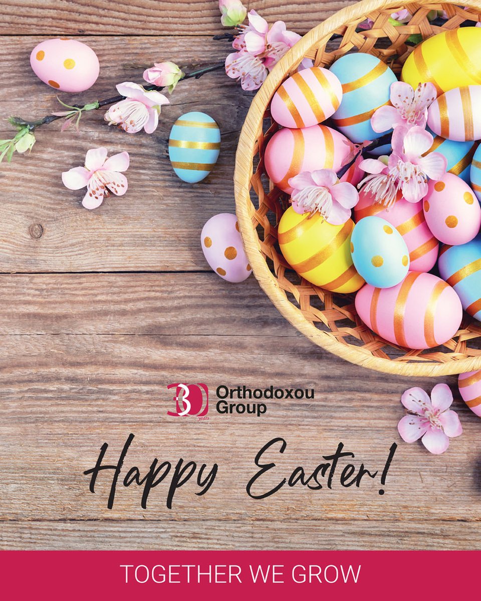 orthodoxou_a's tweet photo. 🐣 Happy Easter!

Wishes for a blessed &amp; healthy Easter!

May the Light shine bright and bring peace to your homes ✨🌿

#HappyEaster #OrthodoxouGroupofCompanies #EasterBlessings https://t.co/iIVYLmjxkJ