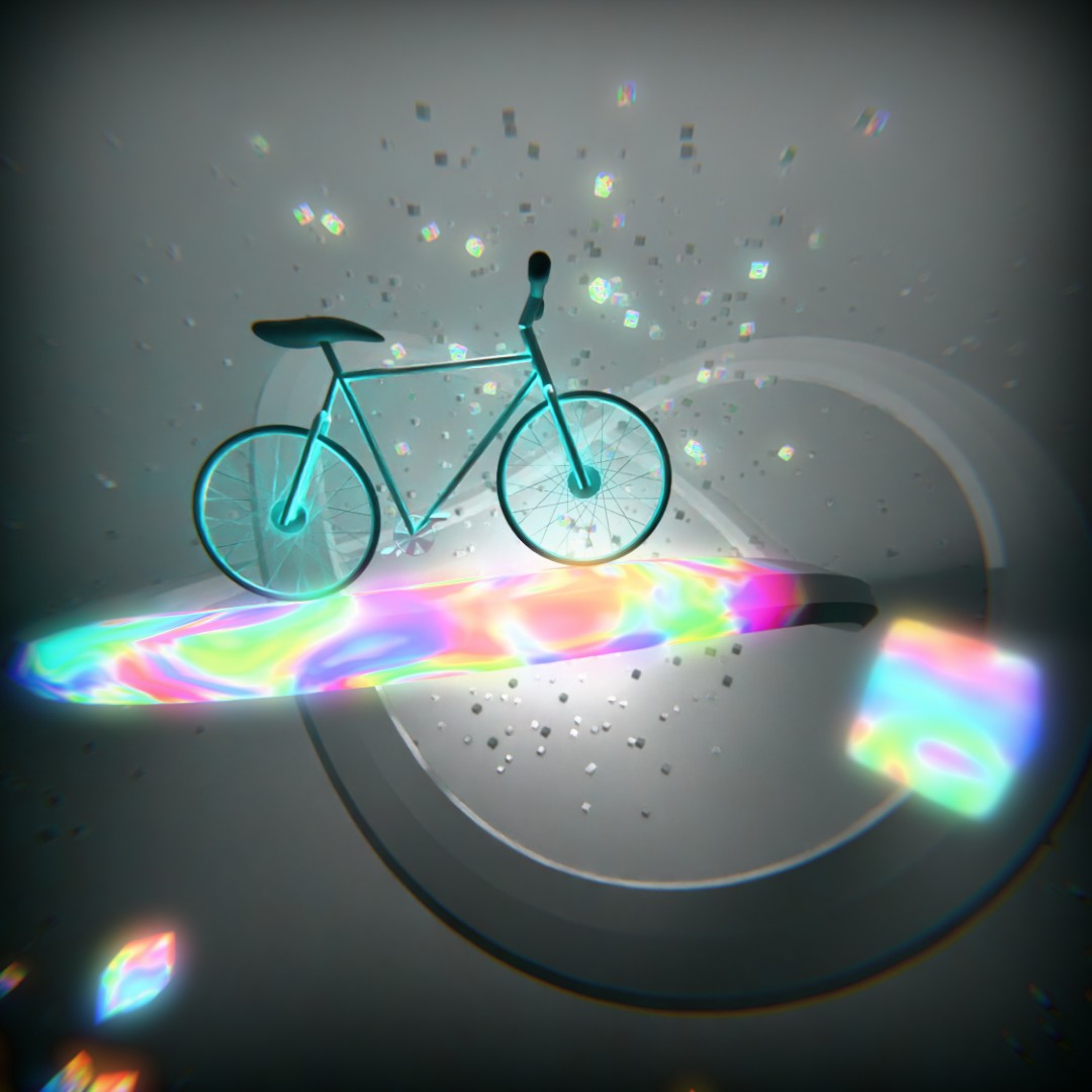 leafy_5's tweet photo. Day 1305- Bicycle Day 2025
🧩 Blender 4.4
🧩 Cycles
#blender3d #blender #everydays #cyclesrender #b3d #3dillustration #3dgraphics #3danimation #loopinganimation #motiongraphics #geometrynodes #proximitynode #bicycleday #psychedelicart #psychedelicanimation https://t.co/SiUpG0A4zx