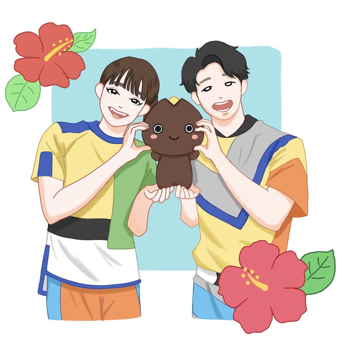 ks005151's tweet photo. はいさ〜い🌺🌴🐠

 #おかあさんといっしょ https://t.co/ShL20Fi7hO