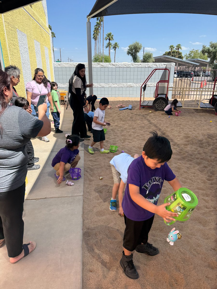 TarverSchool's tweet photo. Our REACh students had a blast at their very own Easter Egg Hunt in Mrs. Cabrera’s class! 🐣🌸💙 So much joy, excitement, and celebration—just look at those smiles! #AutismAwareness #InclusiveEducation #WeLoveOurStudents #REACHingForSuccess https://t.co/BZ43j8wlXs