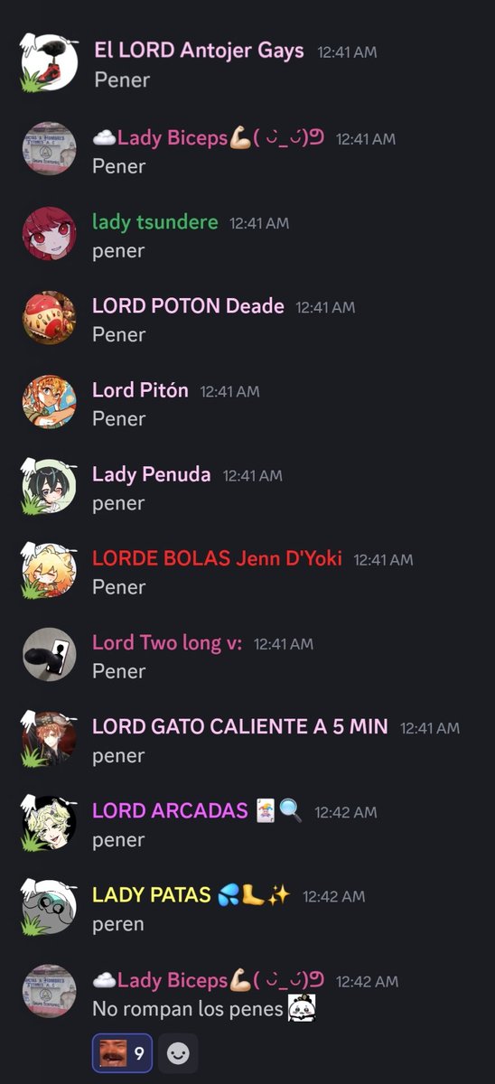 LuxArcanaS's tweet photo. Un día normal en el servidor de Haisistentes. Recuerden que los seguidores son un reflejo del streamer: #Haisistentes @FifiandPipis @IsabellaBoin @nnishiv_ @peachie_punch @Deade0898 @rkvv__Lilack7 @Singchronya @NekuFlammeVT @The_Another_Guy @IzumiRita @HaiseMoriarty https://t.co/gMZ2eEziMS