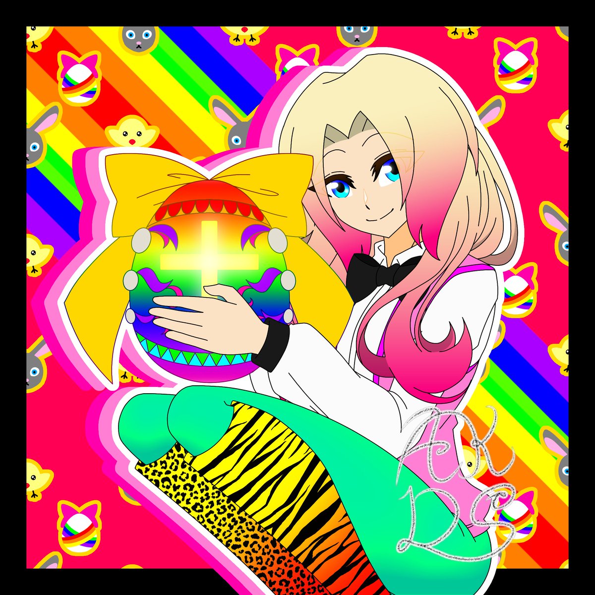 AKDSO5's tweet photo. "HAPPY EASTER DAY 2025" 🧺🥚🐇🐥

Get a OG size postcard ver, only on my Ko-fi (link bio)

Art &amp; OC belong to me

Tags
#animeholiday
#anime
#Easter
#Easter2025
#AKDS_OC
#artidn
#EasterEgg
#KharaYongSoo
#ClanYongSoo
#Norway
#originalcharacter
#OC
#digitalart
#ibisPaintX https://t.co/aIVEDwQcbR