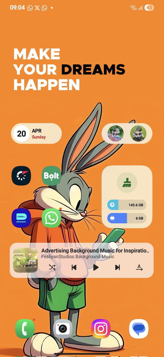 Delightkingdom_'s tweet photo. @Sharon_Bava My Home Screen https://t.co/WzBoG3D47R
