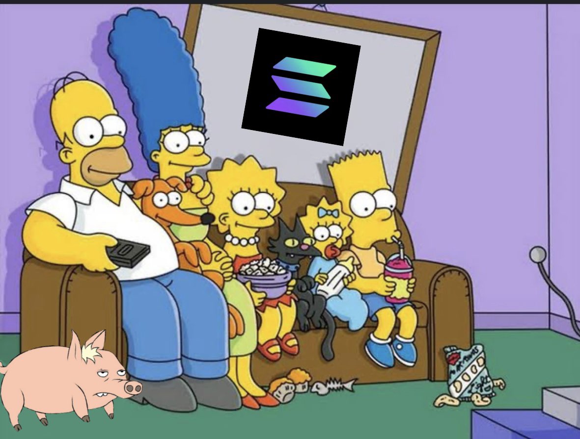 PlopperCoin's tweet photo. Plopper is a nice edition to the Simpsons portrait.
#Plopper #fairlaunch #SolanaMemeCoins https://t.co/DUOXV5te3O