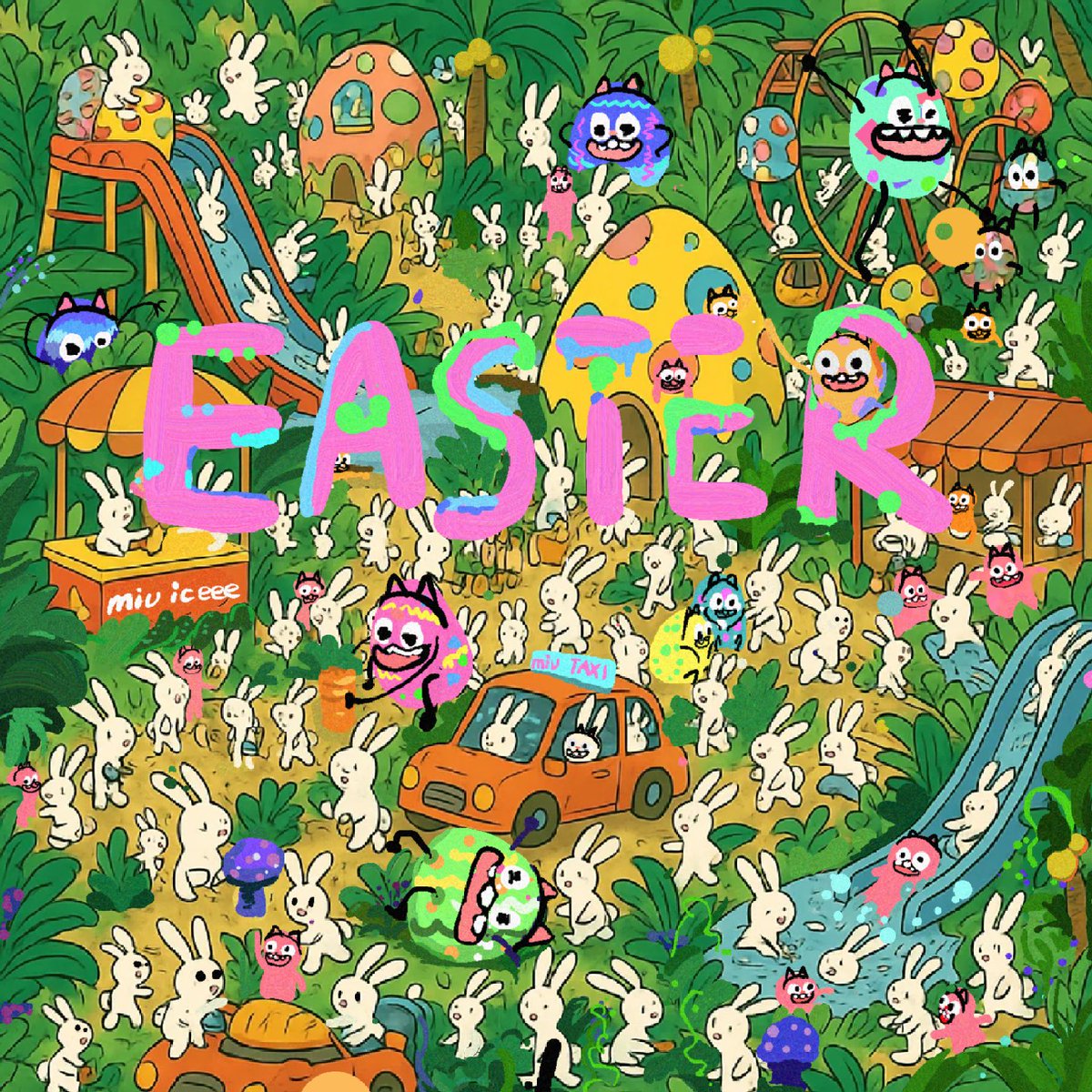 Easter mission activated! 🐣
How many "Miunny" can you spot? 👀🐰🐾

#miuuu #Easter2025