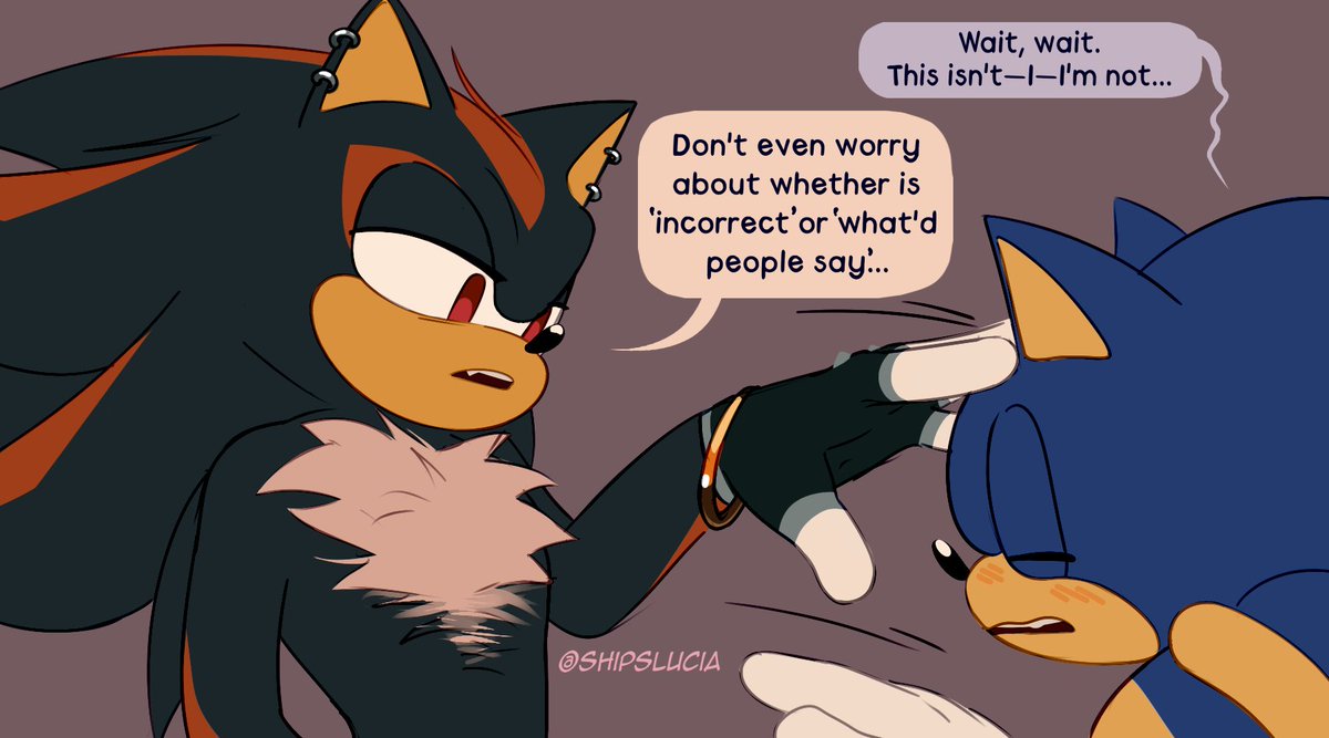 ShipsLucia's tweet photo. That's gay, bro.
#Sonadow Idol⭐️ x Fighter🃏 https://t.co/qeIWQw9Bbt