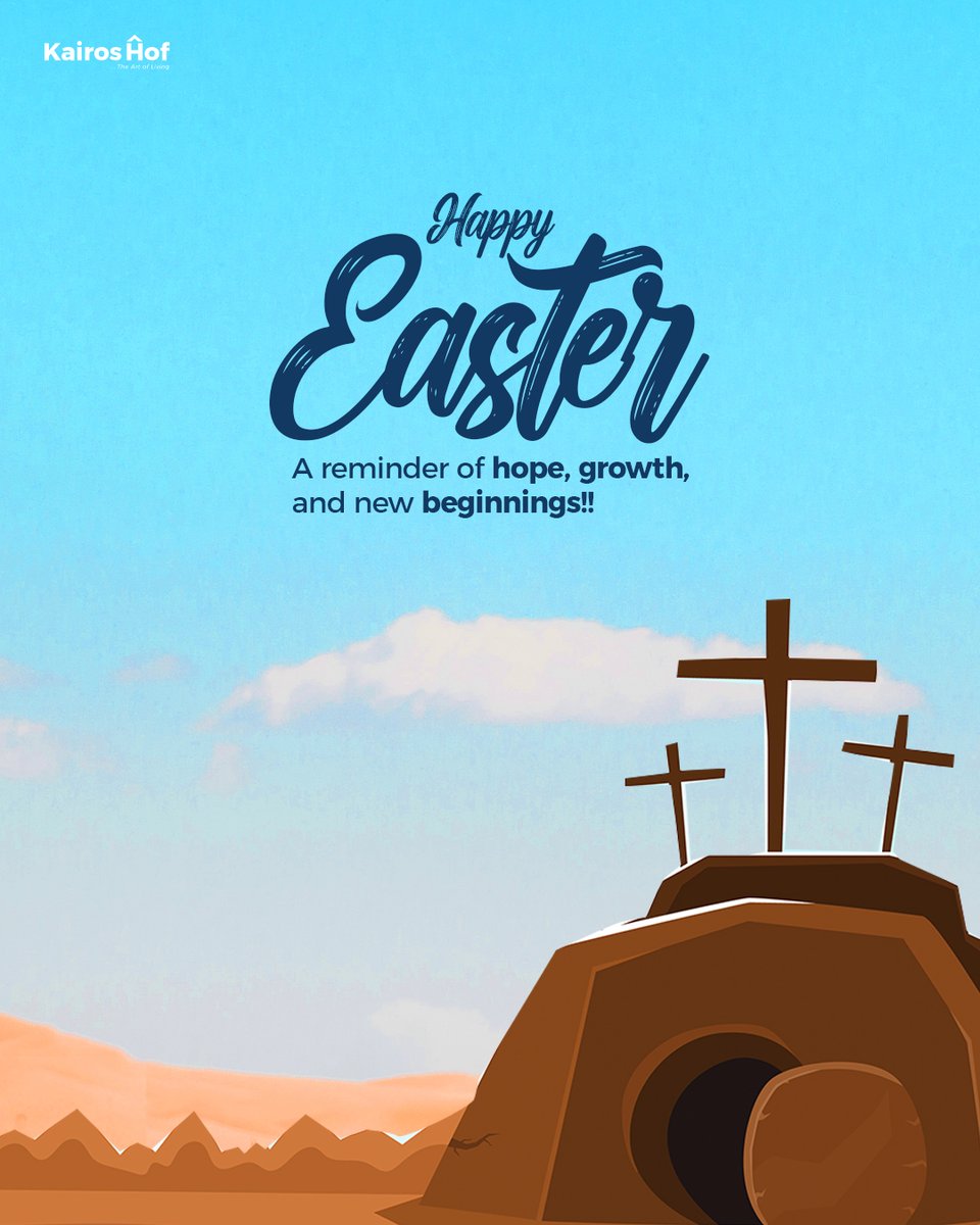 KairosHof's tweet photo. Easter is a reminder of hope, growth, and new beginnings just like every home journey we’re honored to be a part of.
Wishing you a joyful Easter from all of us at Kairos Hof. https://t.co/969CFJQ7q5