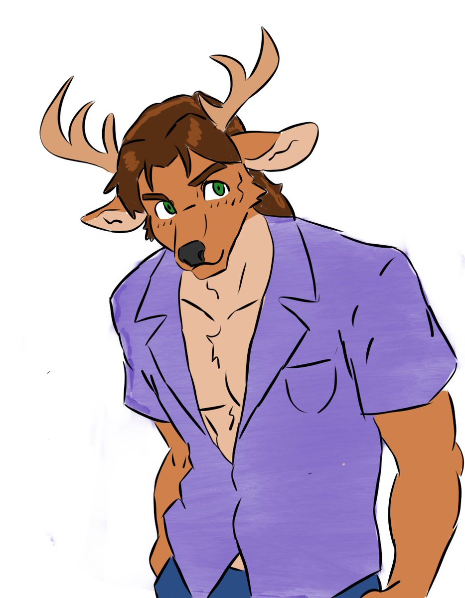 A_Deer2112's tweet photo. Drew a new picture 

I guess I’ll use it as a profile pic but I ain’t really feeling it https://t.co/jKS85TUurs