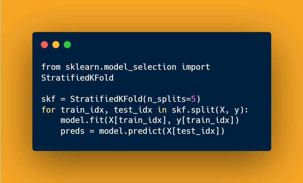nrachabathuni's tweet image. Use cross-validation with stratified sampling to avoid biased model evaluation on imbalanced datasets!
#MachineLearning #MLTips #AI #Python #DataScience #ModelTraining #SEO #MLOps #DeepLearning