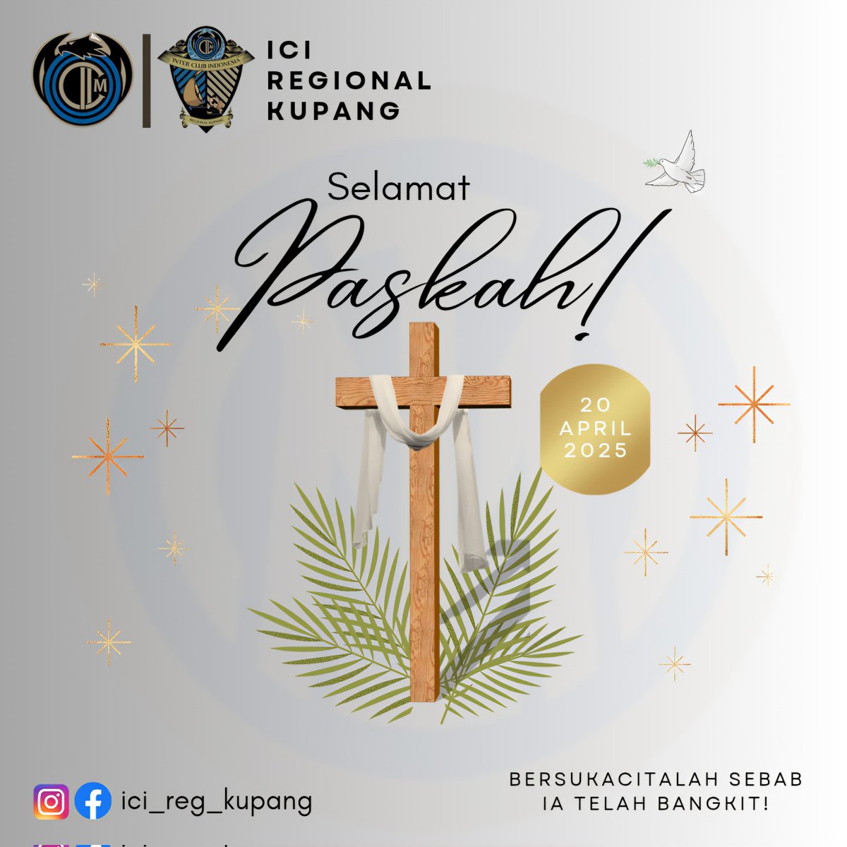 mickey_yansen's tweet photo. Selamat Paskah 😊😇

"Semoga kebahagiaan dan kedamaian senantiasa menyertai hidup kita."

#ici_reg_kupang #interclubindonesia #paskah
@InterClubIndo https://t.co/FWiKaGnHGO