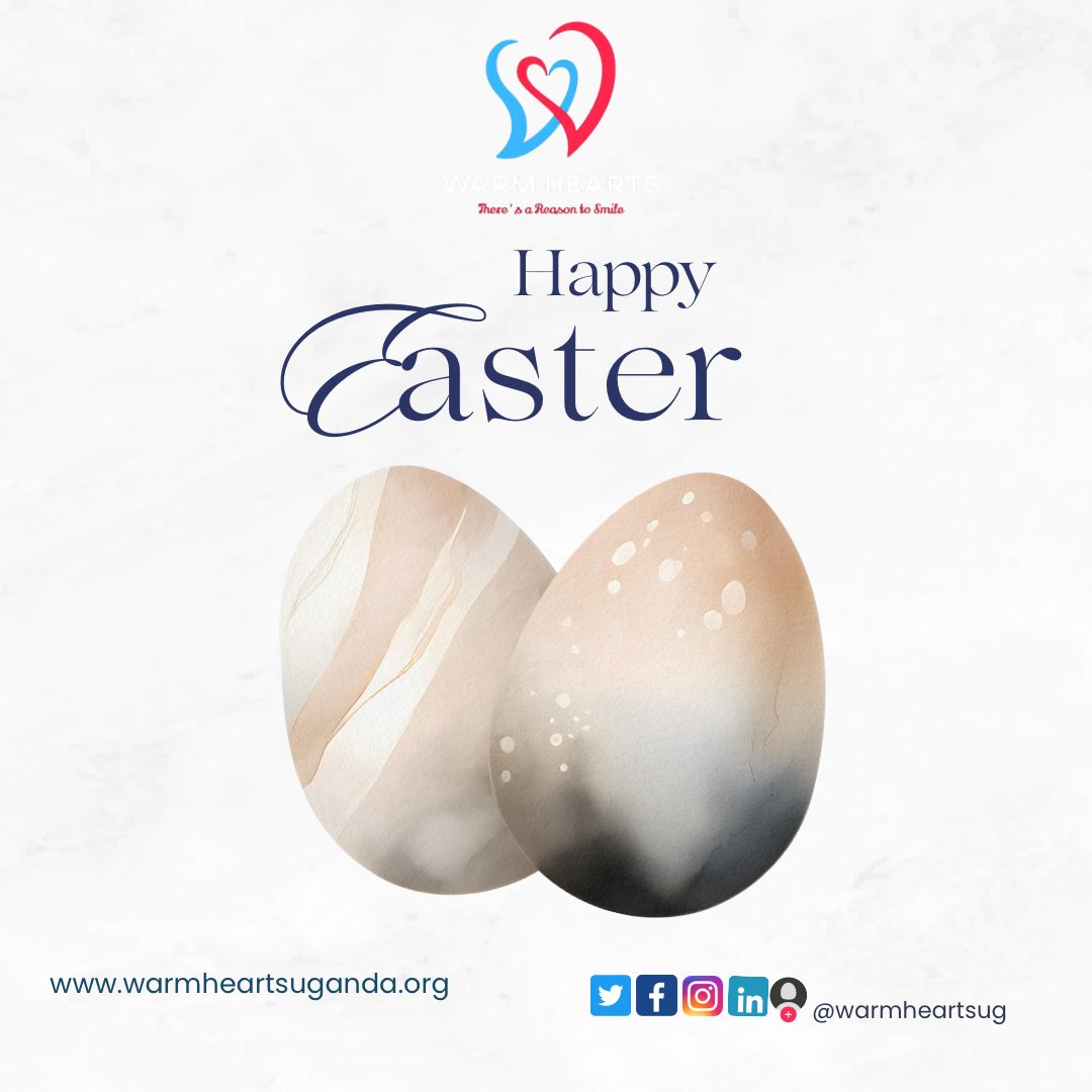 warmheartsug's tweet photo. He is risen!
May the joy and hope of #Easter2025 inspire us to create a brighter world for all!
Warm Hearts Foundation wishes you a good one!
#EasterSunday #EasterDay #EasterWishes #EasterHolidays https://t.co/eylZADPHG0