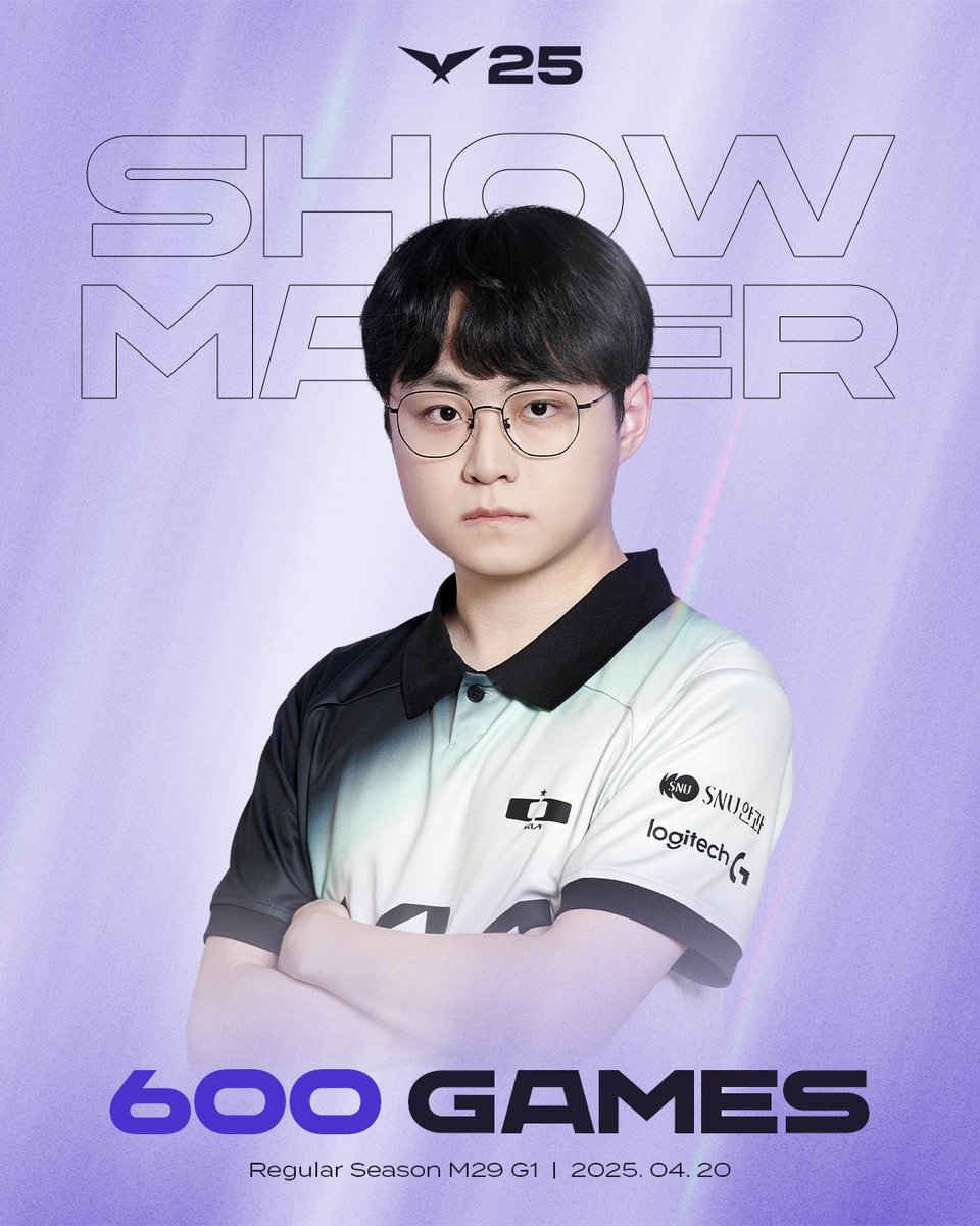 Let ShowMaker and Dplus KIA's 600th showtime begin! 🪄

Congratulations to <a href="/DplusKIA/">Dplus Kia</a> ShowMaker for becoming the 10th player to play in 600 #LCK games! 🎉👏