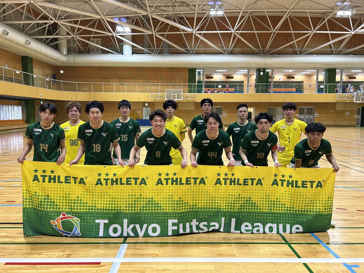 TokyoFutsalDiv2's tweet photo. ＼2部リーグ本日第3節開催中📣／

第3節 第3試合結果

 東京ヴェルディフットサルチーム
1 ( 1 )  -  ( 2 ) 5 ZOTT WASEDA RAIZ

@verdy_futsal
@zott_waseda
#ATHLETA
#tfl2 https://t.co/xOf4iYyPGz