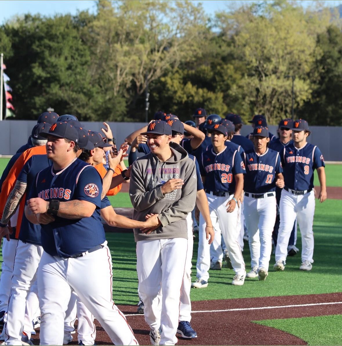 Proud of our group! Back to back coast south conference champions. Let’s keep it going ⚡️<a href="/wvhardball/">West Valley College Vikings Baseball</a>