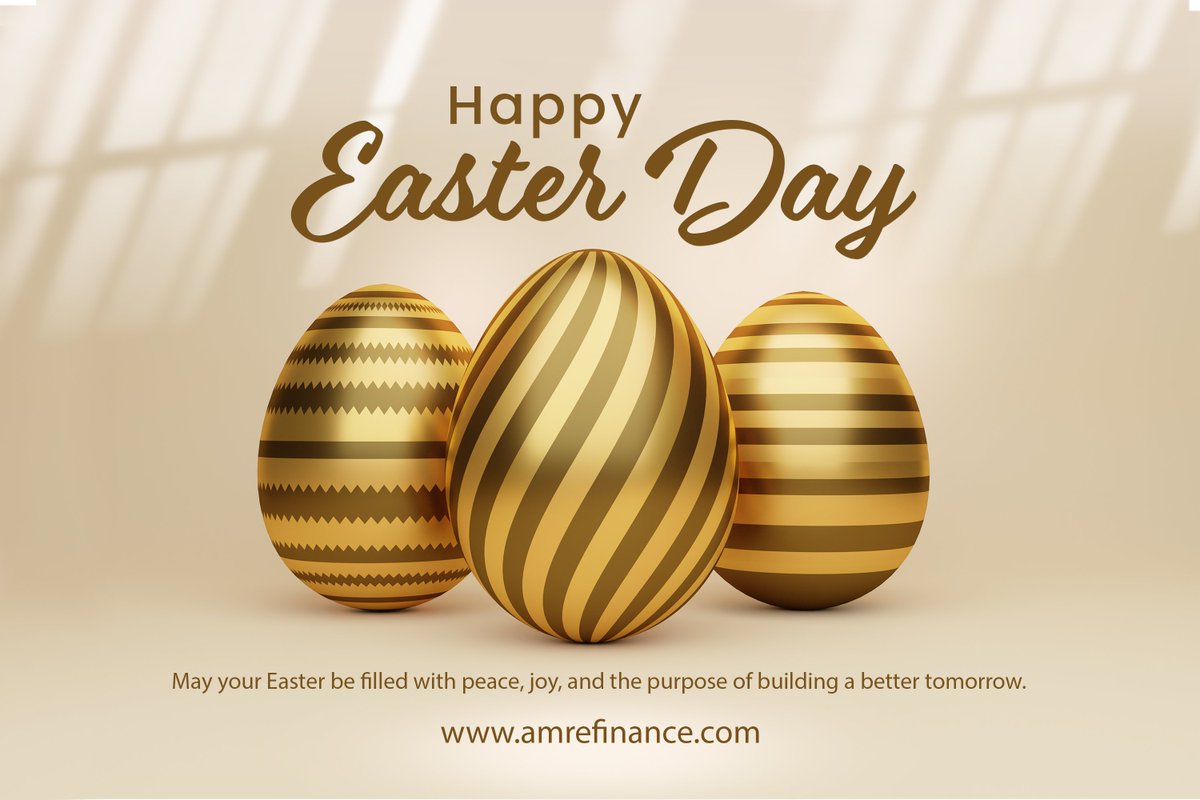 🌸🐣 Happy Easter from AMRE Finance! 🕊️🌍

This Easter, we celebrate renewal, hope, and the power of community — the same values that fuel every campaign on our platform. 💛

Just like Easter reminds us of new beginnings, every project funded on AMRE Finance brings new