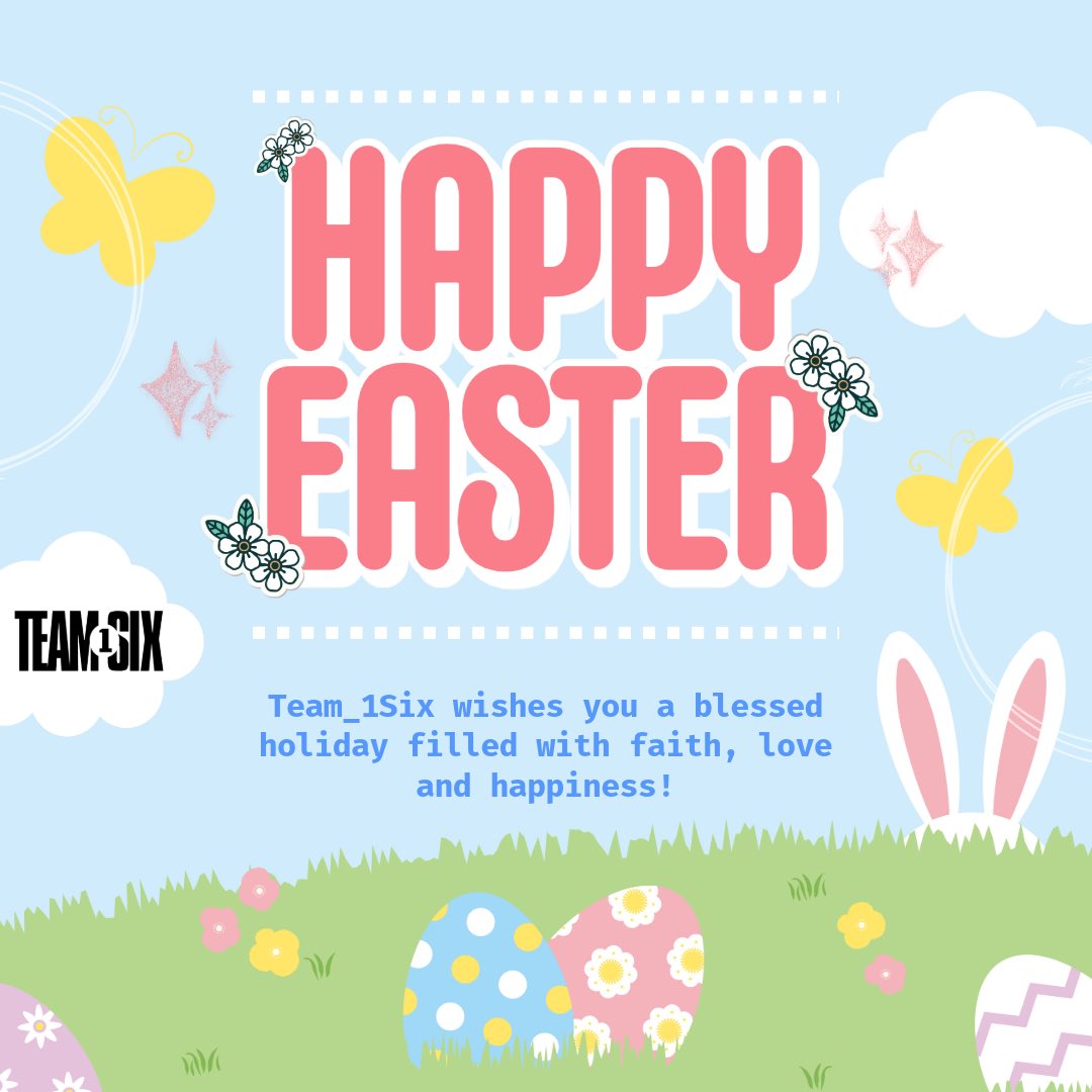 Team_1Six's tweet photo. happy easter 🐣❤️ https://t.co/bh7e6TpBFU
