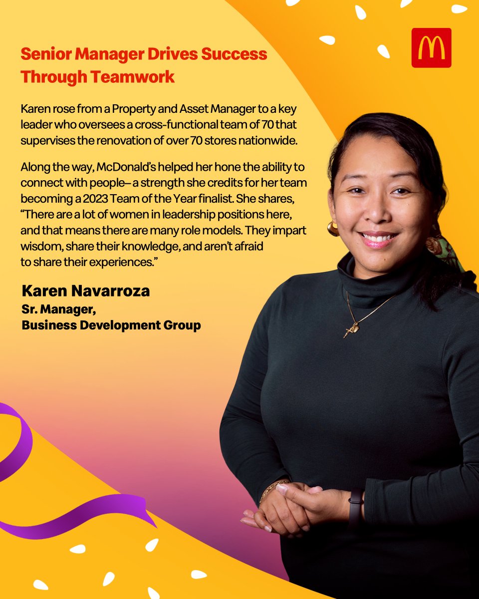 McDo_PH's tweet photo. From leaders to crew members, we all have the power to #MPower! Just take a look at these unique and personal stories and celebrate the incredible impact they’re making – not just for those around them, but for all of us. #IMpower #AccelerateAction https://t.co/PZ6bsnGflu