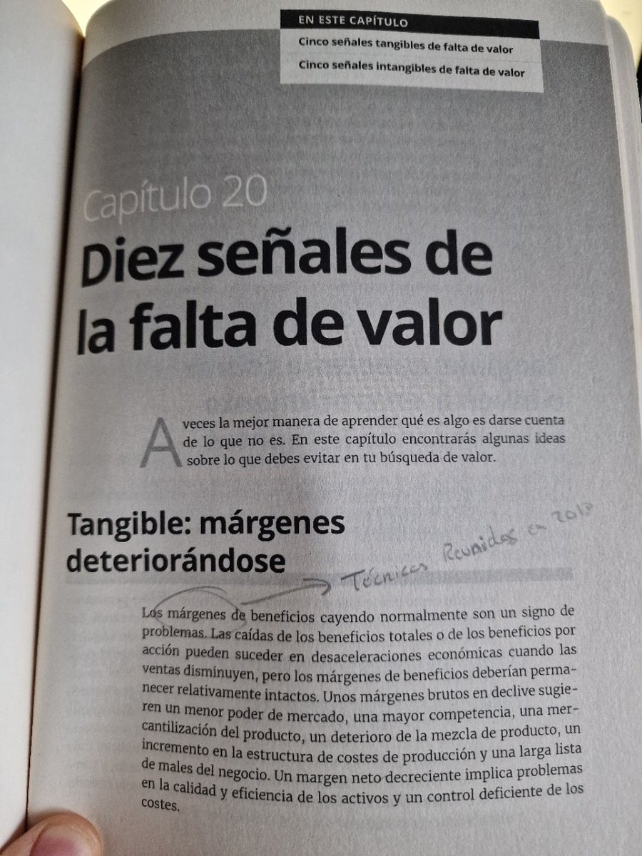 Diez señales de falta de valor en una empresa. Diez indicadores a chequear en una compañía para huir de una trampa de valor

Cortita y al pie 

#Iparbooks📚