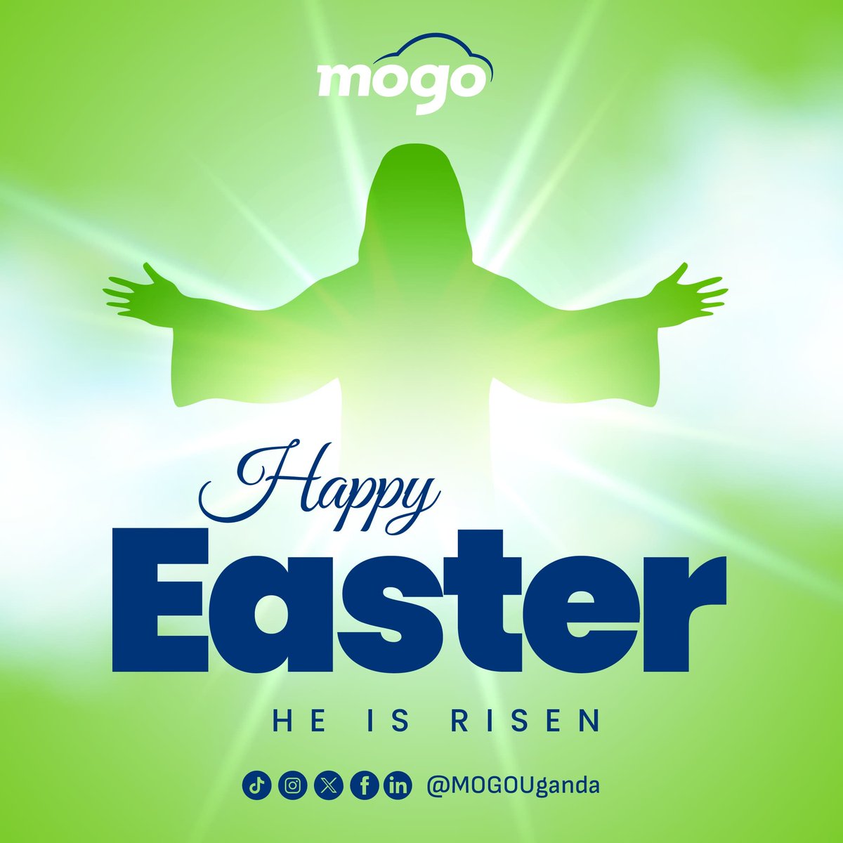 MOGOUganda's tweet photo. A blessed Easter holiday to you, filled with hope, resurrection, and happy returns 💚 https://t.co/Dk0ArLkP3R