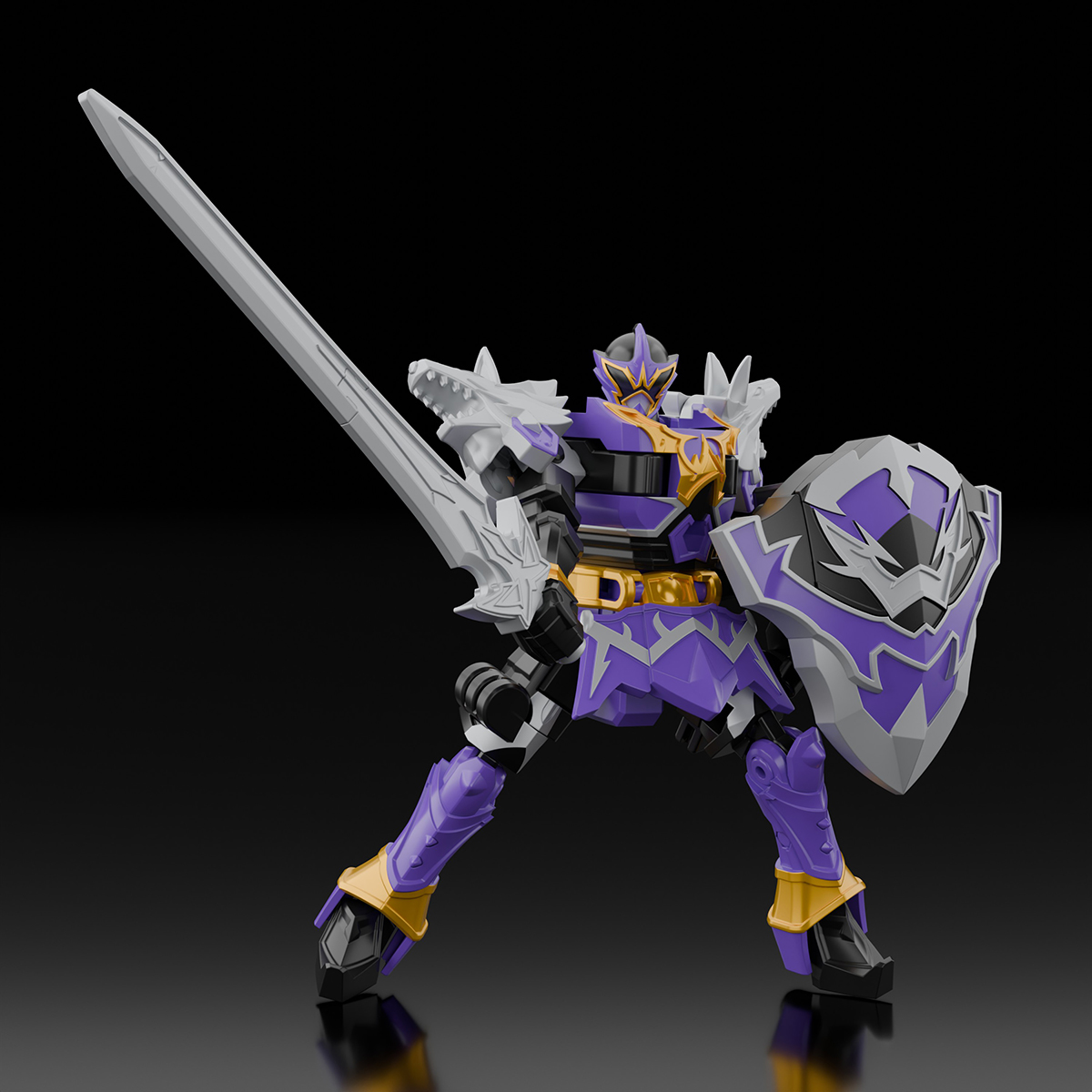 魔法戦隊マジレンジャー】食玩SMP「魔神合体 ウルカイザー」プラモデル
