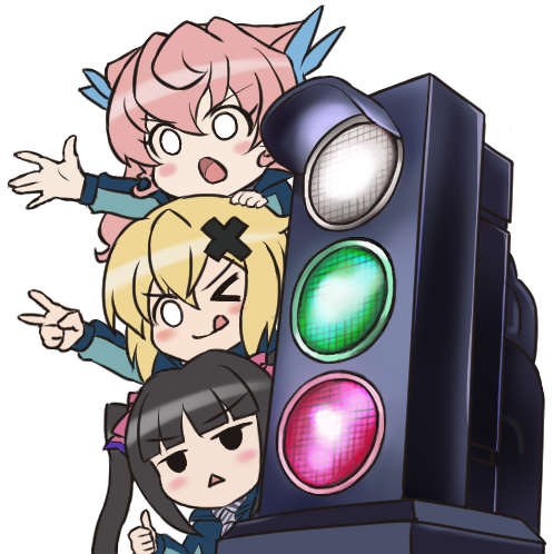 #シンフォギア
右下のやつの3色団子バージョン
シンフォ4全然当たらないけど未来さんモードがやりたくて、ついつい座ってしまう...orz